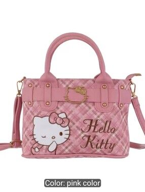 Hello Kitty Pink Quilted Satchel - Hello Kitty